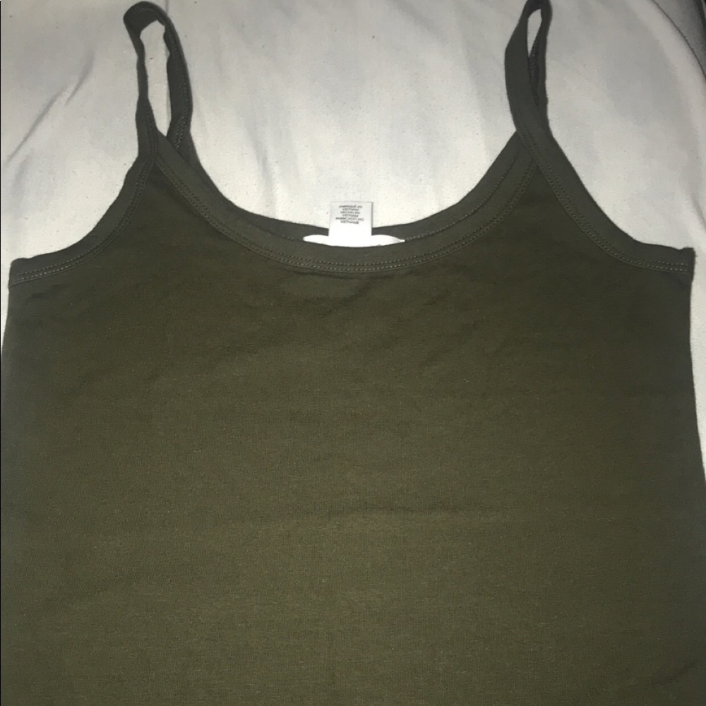 Military Green Forever 21 Tanktop
